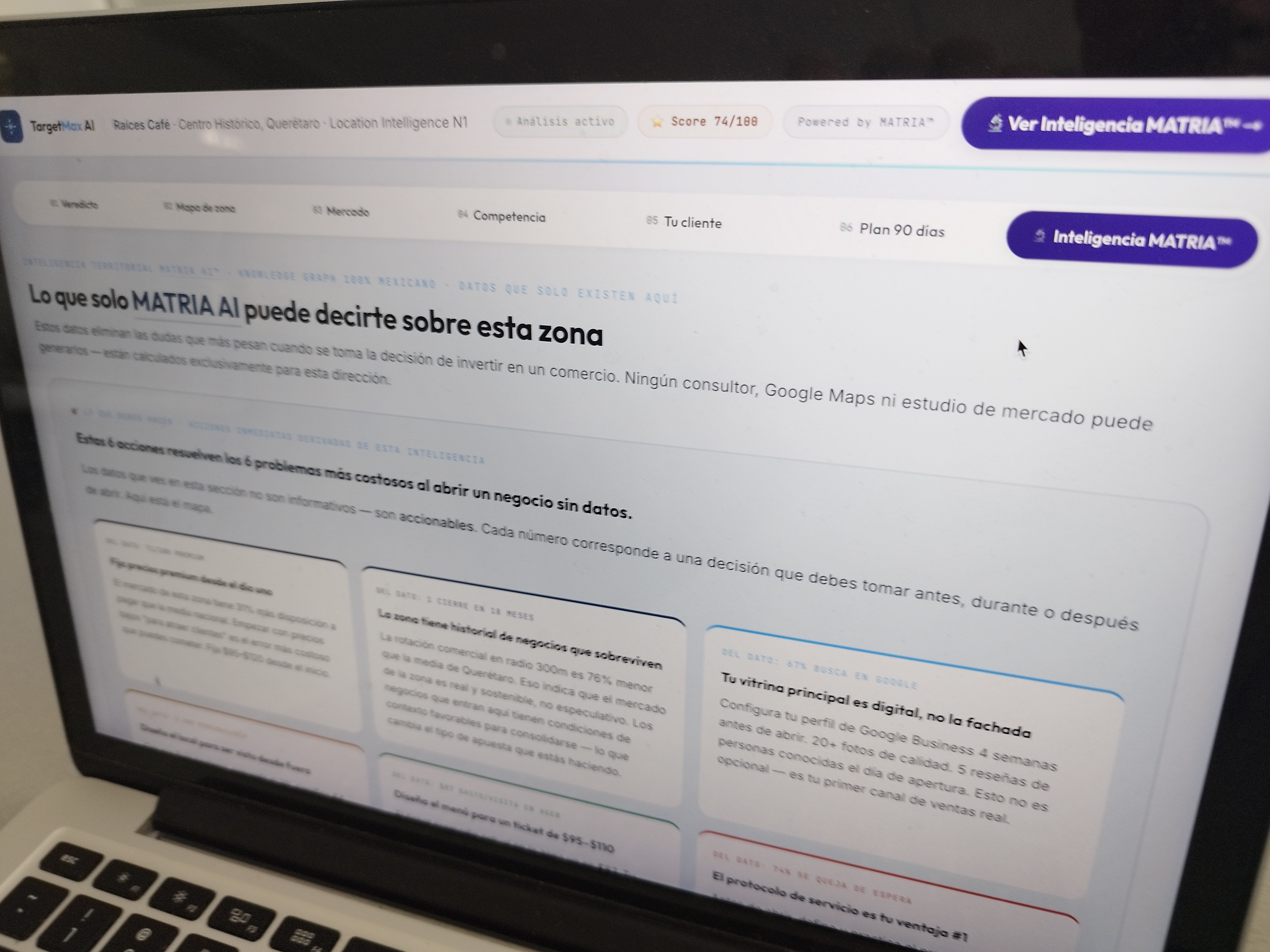 MATRIA AI — Lo que solo la IA puede decirte